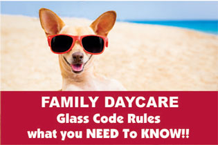 daycare and childcare glass standards and codes